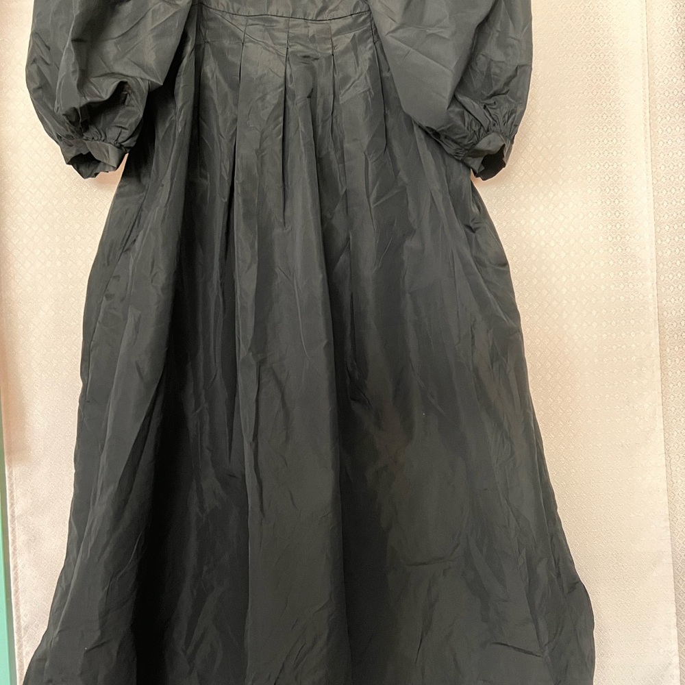 Zara elegant Black Puff Sleeve Dress
